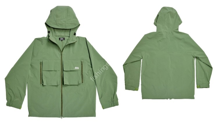ABU GARCIA Abu Water Resistant Fishing Parka (Olive) L