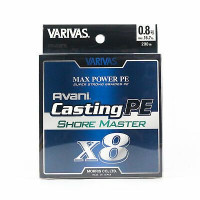 VARIVAS Avani Casting PE Max Power x8 Shore Master [White] 200m #0.8 (16.7lb)