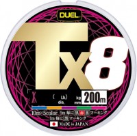DUEL Tx8 [10m x 5colors] 200m #0.6 (14lb)