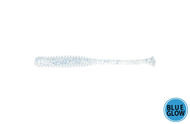 ISSEI Kaitaro Silky Shad 2'' #063 Clear Blue Flake (Blue Luminous)
