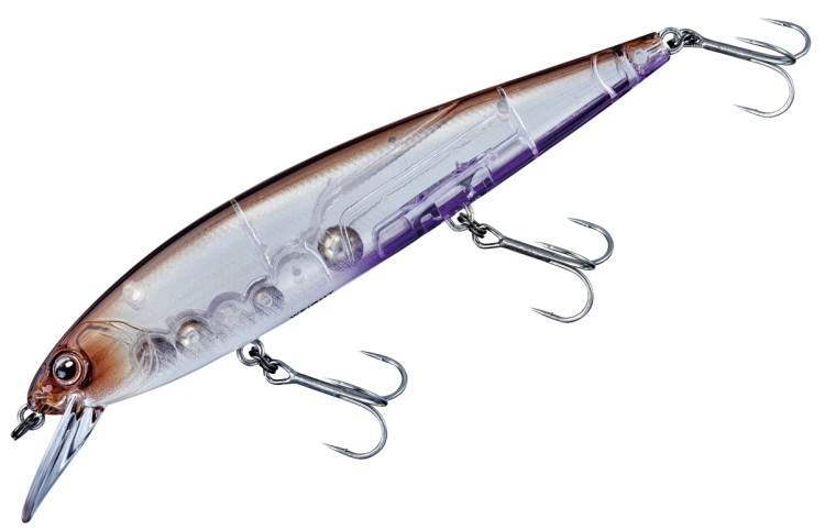 GAMAKATSU Luxxe 80-611 Avenge Minnow 110F #05 Clear Wakasagi