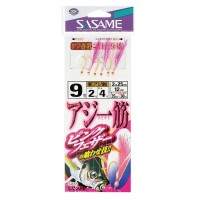 SASAME S-624 Aji Straight Line Pink Feather 8-1.5
