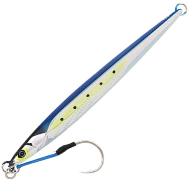 JACKALL BamBluz Jig Semilong 100g #G-0206 Aluminum Iwashi
