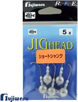 FUJIWARA Jig Head Short Shank [Solid] 5.0g (5pcs)