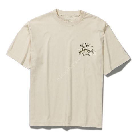 TIEMCO Foxfire Yamame One-Point Logo Tee S/S (Ivory) L