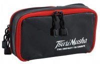 TSURI MUSHA TM Varias Pouch Long #Black / Red