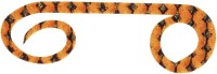START SC-48 Silicone Neck Tie Short Curly #48 Orange Zebra