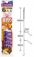 SASAME Red Ryusen Bari K-105 [Red] 3 Hook 7-1.5 (2pcs)