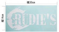 RUDIE'S Rudie's Transfer  Sticker (L) #White