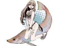 J-LIKE PRODUCT Fish Art Sticker #Shirogisu