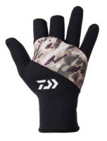 DAIWA DG-7624W Titanium Alpha Gloves 3 Pieces Cut (Water Multi Camo) XL