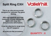 VALLEYHILL Split Ring EXH for big game #7 (150lb)