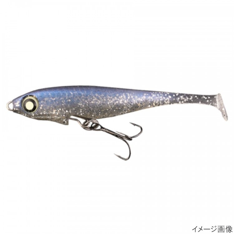 JACKALL Jelly Sardine 55 Shad Tail Hologram Silver Jelly