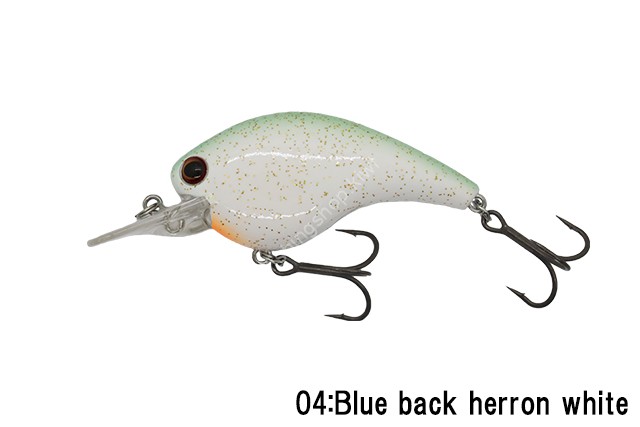 ICHIKAWA FISHING RC Flat Shad 65MD #04 Blue Back Herron White