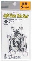 D-CLAW Light Game Twin Hook SS Short (5pcs)