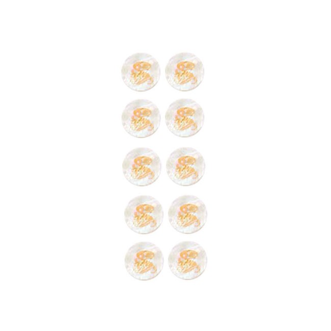 SEVEN Eyeball Sheet with Natural Shell Logo 11 mm