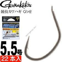 GAMAKATSU Kawahagi Kuwase Rose [Nano Smooth Coat] #5.5 (22pcs)