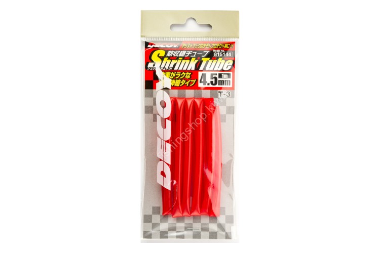 DECOY Shrink Tube T-3 [Red] 4.0mm