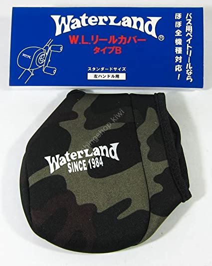 WATERLAND Bait Reel Cover L Handle Green Camo