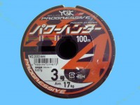 YGK Power Hunter Progressive x4 [10m x 5color] 100m #3 (17kg)