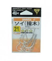 GAMAKATSU Soy Bari [Silver] #21 (8pcs)