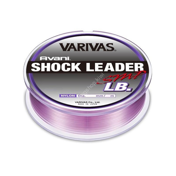 VARIVAS Avani Shock Leader SMP Nylon [Natural Violet] 50m (250lb)