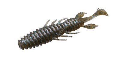 FLASH UNION Abacus Shad 2.8 #005 Green Pumpkin Pepper BF