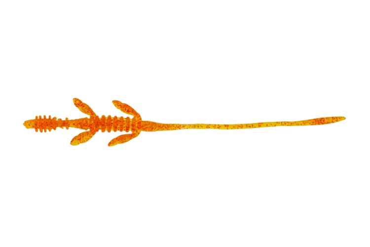JACKALL BinBin Worm Trailer Tai Comb Pin #F056 Shrimp Orange