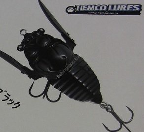 TIEMCO Cicada Jumbo Dead Slow # 137 IP Black