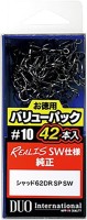 DUO SW Genuine Treble Hook #10 (42pcs) Value Pack