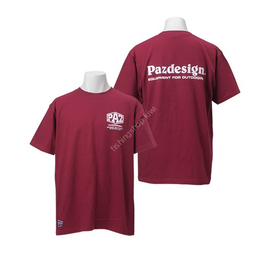 PAZDESIGN PCT-022 Pazdesign Cotton T-Shirt (Burgundy) L