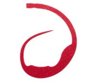 START Silicone Necktie Magic Curly Jr. #04 Red Scale