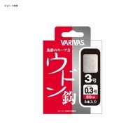 VARIVAS Udon Hook w/Thread [Silver] #3 (8pcs)