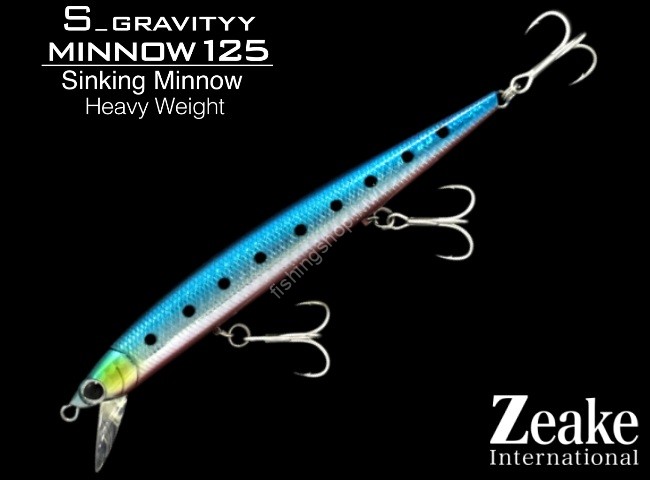 ZEAKE S_Gravityy Minnow 125 # SGM25003 Red Belly Maiwashi