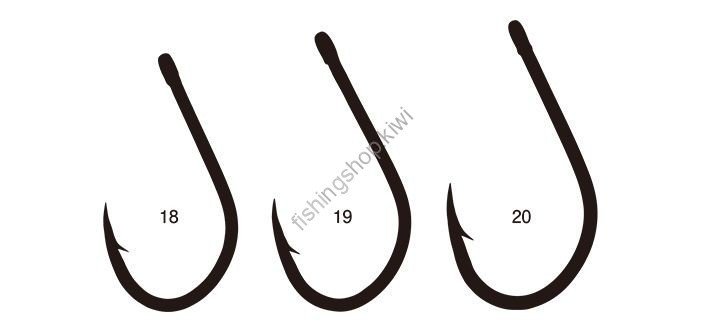 GAMAKATSU Ogoi Ring Eye Hineri [NS Black] #20 (9pcs)
