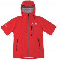 Evergreen B-TRUE half S S rain jacket LL Red