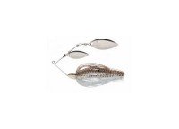 KEITECH Baby TEE-Bone Spinnerbait Double Willow (DW) 3/8oz #527 Crystal Wakasagi
