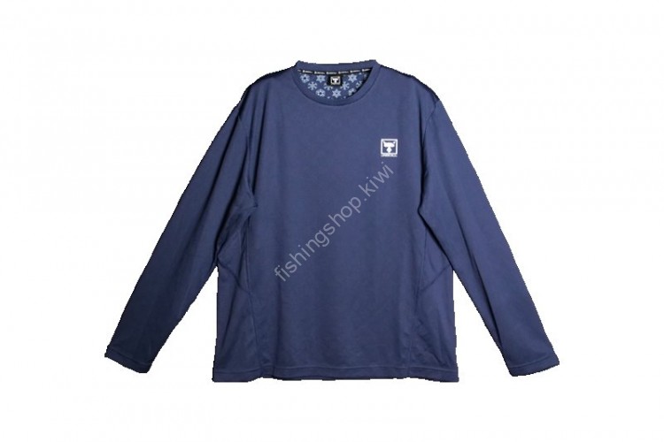 JACKALL Cool Touch Long Sleeve Tee S Navy