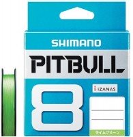 SHIMANO PL-M78S Pitbull 8 [Lime Green] 300m #0.8 (18.3lb)