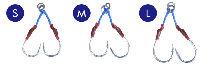CRAZY OCEAN Small Jig Power Assist 18mm M (2pcs)
