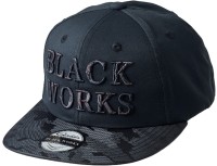 GAMAKATSU GM9895 Flat Brim Cap Black Works (Black x Black) LL