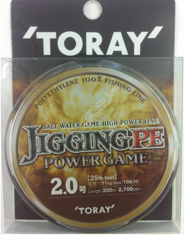 TORAY Jigging PE Power Game x4 [5color] 200m #1 (13lb)