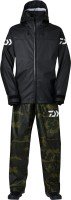 DAIWA DR-6023 PU Ocean Light Rain Suit Black x Camo 2XL
