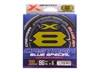 YGK XBraid Castman Blue-SP X8 [Multicolor] 300m #1.5 (30lb)