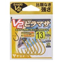 GAMAKATSU 68787 G-Hard V2 Hiramasa (Keimura Silver) #11 (7pcs)