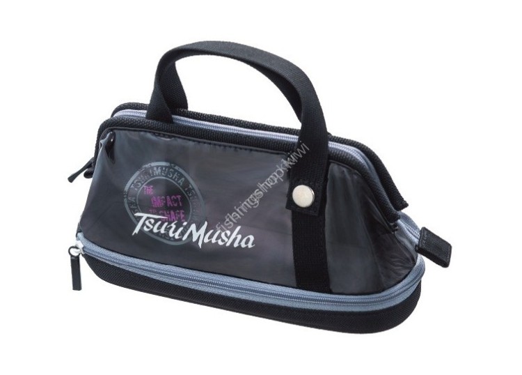 TSURI MUSHA Hakushon Pouch #Clear Black