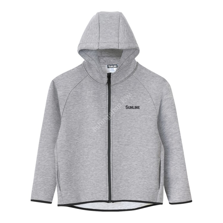 SUNLINE SUW-15412 Full-Zip Knit Hoodie (Gray) L