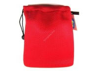 HIYOSHIYA Air Mesh Pouch No.779 3 Rooms S #Red