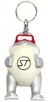 STREAM TRAIL Dave Key Chain Silver
