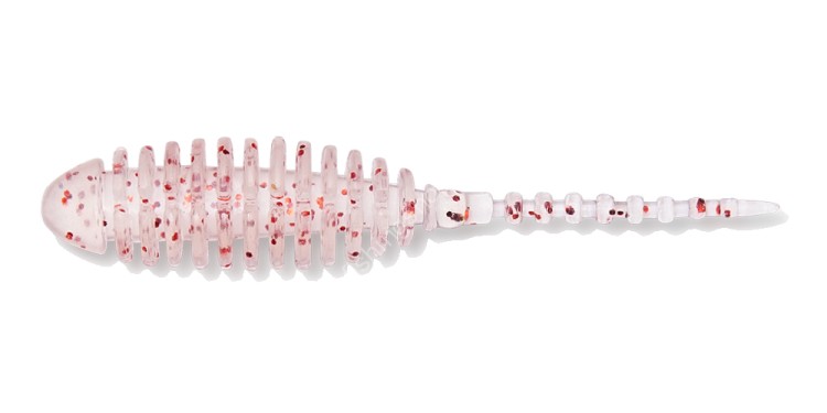 MEGABASS Dr.Choro 2'' #Clear/Red Flake (10pcs)